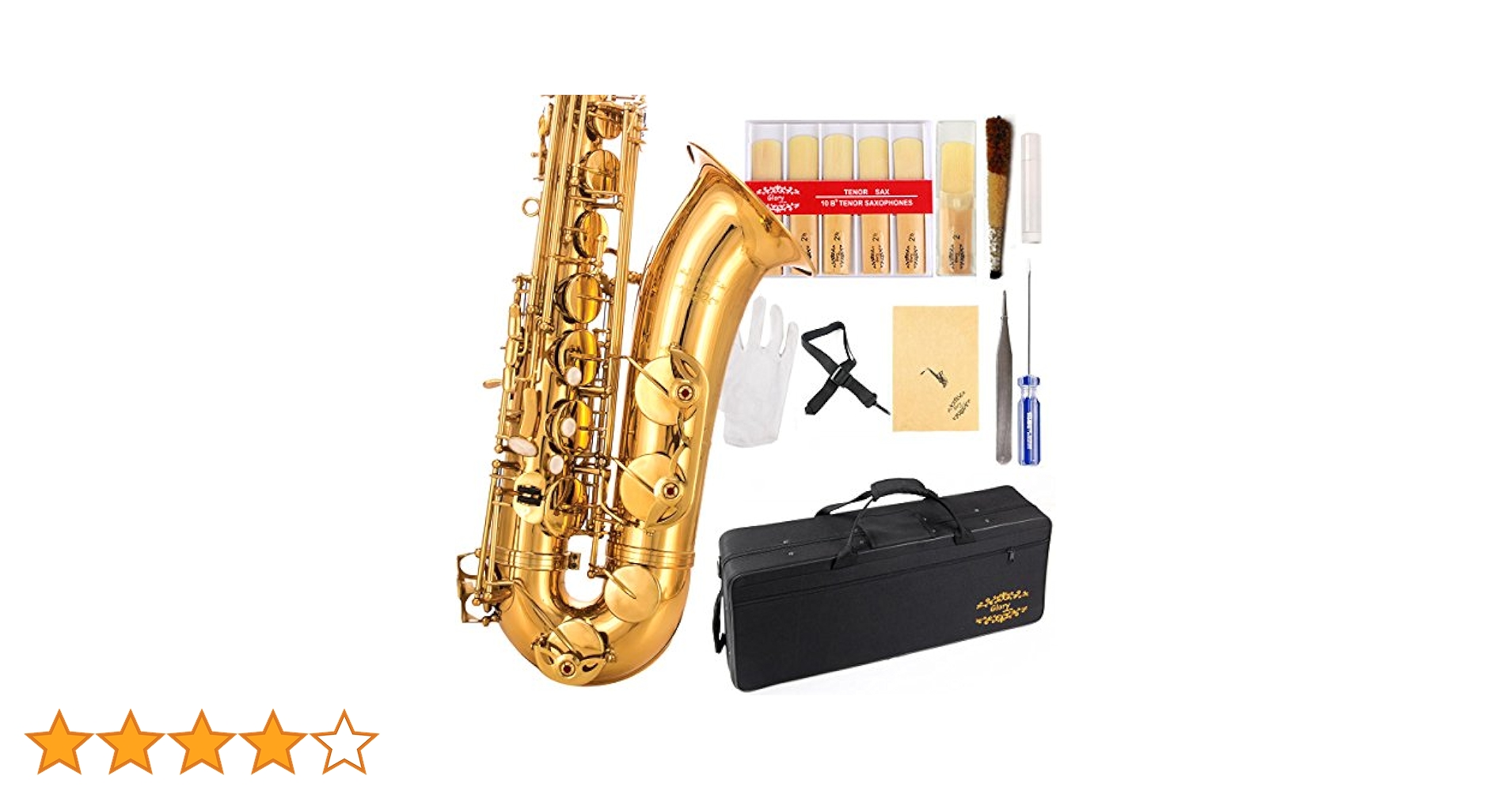 Amazon.co.jp: Glory Gold Laquer B フラットテナーサックス